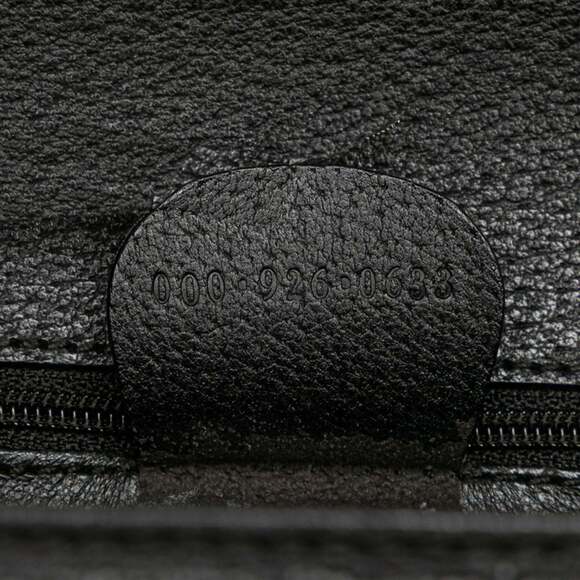 Gucci Bamboo Handbag/Shoulder Bag 2WAY 000 926 0633 Black Leather Women's GUCCI - Picture 11 of 13